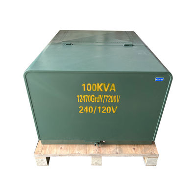 satın al 100kva Tek Fazlı Pad Montajlı Loop Gıda Transformörü 34.5kv 13.2kv 12.4 Kv Çevrimiçi üretim