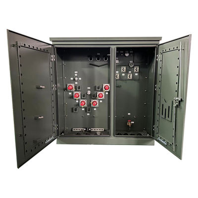 satın al 75Kva Üç Fazlı Pad Montajlı Elektrikli Transformör Yağı 13.2KV'dan 208V'ye kadar batırıldı Çevrimiçi üretim
