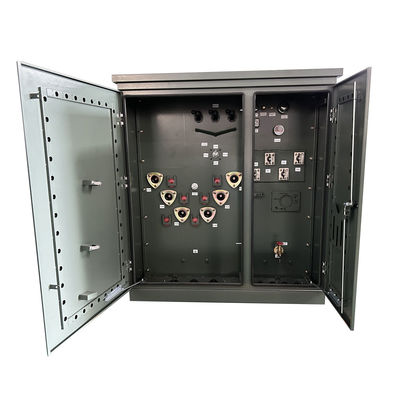 satın al 112.5Kva Yüksek Voltaj Üç Fazlı Pad Montajlı Elektrikli Transformör Yağı 13200V'den 480V'ye kadar batırılmış Çevrimiçi üretim
