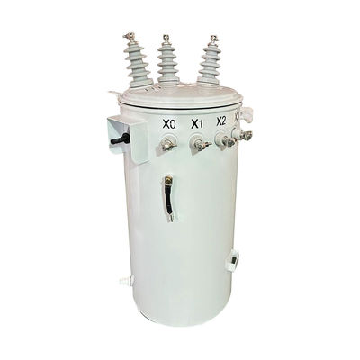 satın al 30kva Üç Fazlı direğe monteli yükseltilmiş petrol gücü elektrikli transformatör 12KV 208V Çevrimiçi üretim
