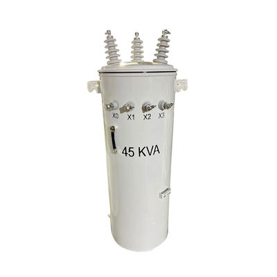 satın al Üç fazlı direğe monte edilmiş transformatör yağı 13800V'den 480Y/277V'ye 75KVA'ya batırılmış Çevrimiçi üretim