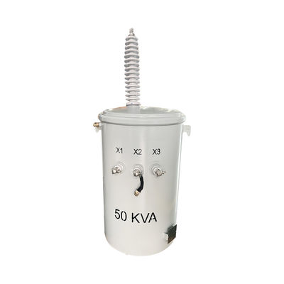 satın al 50KVA Tek fazlı güç direğe monte edilmiş transformatör yağ daldırılmış 19920/34500GrdY 120/240V Çevrimiçi üretim