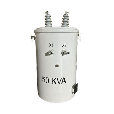 satın al 50KVA Tek Fazlı Kutup Dağıtım Transformörü Yağ batırılmış 12470V 277V Çevrimiçi üretim