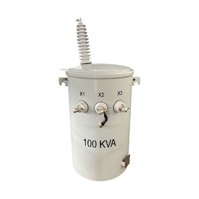 satın al 100KVA Tek fazlı direğe monte edilmiş dağıtım transformatörü Çift Voltaj Adım Aşağı 34.5KV 120V'ye Çevrimiçi üretim