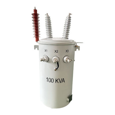 satın al 167 kva Tek fazlı direğe monte edilmiş transformatör gücü 35KV ANSI / IEEE Standart C57.12.20 Çevrimiçi üretim