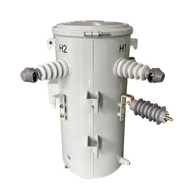 satın al 10 Kva Tek Fazlı Güç Kutbu Transformörü Dağıtım Çift Voltaj 13.8KV 4.16KV 120V DOE 2016 Standartları Çevrimiçi üretim