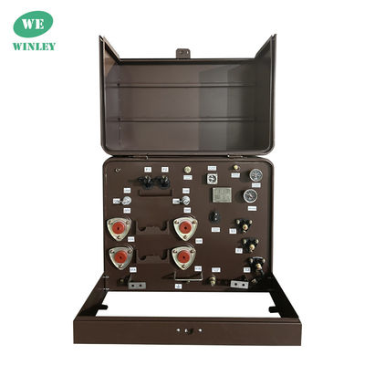 satın al 1 Faza Pad Montajlı Transformatör Yağa batırılmış Distribütör Transformatörü 7200V ANSI IEEE Standartları Çevrimiçi üretim
