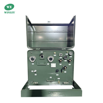 satın al 50Kva Tek Fazlı Pad Montajlı Transformör Dağıtım Yağı Daldırılmış 22860V'den 240V'ye kadar Konut Çevrimiçi üretim
