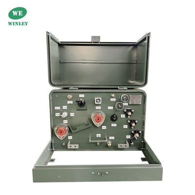 satın al 50kva Tek Fazlı Pad Montajlı Transformör Yağa batırılmış Dağıtım Transformörü 13800V ANSI / IEEE C57 Çevrimiçi üretim