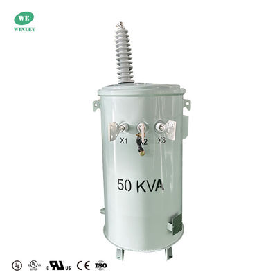 satın al 50 KVA güç direği transformatörü tek fazlı direğe monte edilmiş dağıtım 34500V'den 120V'ye kadar ANSI IEEE UL sertifikalı üreticiler Çevrimiçi üretim
