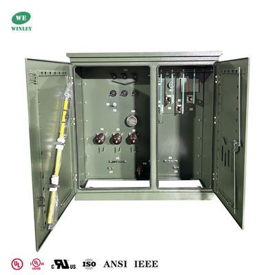 satın al 500Kva Three Phase Pad Mounted Transformer Radial Feed 12.87KV To 240V Multi‑Tap Voltage Regulation UL‑Certified Çevrimiçi üretim