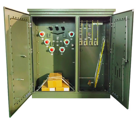 300KVA Üç Fazlı Yağ Tipi Trafo Pedi Monteli 12470V 240Y