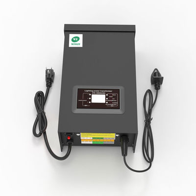 600w düşük voltajlı manzara transformatörü zamanlayıcı ve fotocell sensörü ile 120v Ac 12v 14v Ac