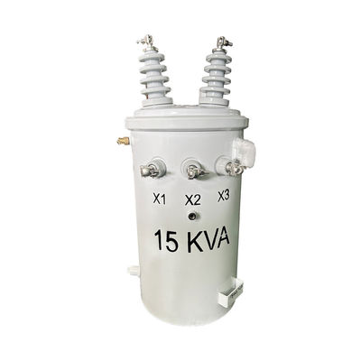 15kva Tek fazlı hava dağıtım transformatörü yağı 13200GrdY/7620