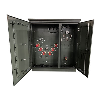 100Kva Üç Fazlı elektrikli transformatör Pad Montajlı Transformatör ANSI/IEEE standartları 34500V 208V
