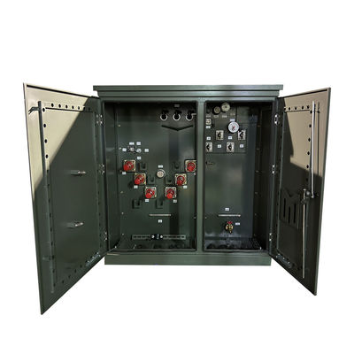 500kva Üç Fazlı Pad Montajlı Transformör Ansi Standart Loop Besleme 34500v 480y/277