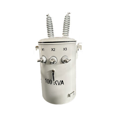 Tek fazlı direğe monte edilmiş transformatör 23KV'dan 240V'ye kadar ANSI IEEE Standartlarını karşılar