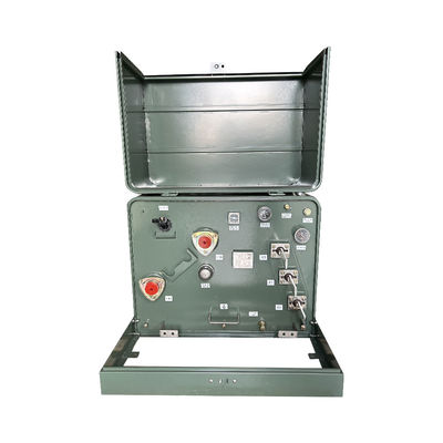 200kva Tek Fazlı Yataklı Transformör Yağı Dondurulmuş 5KV Sınıf ANSI IEEE Standartı
