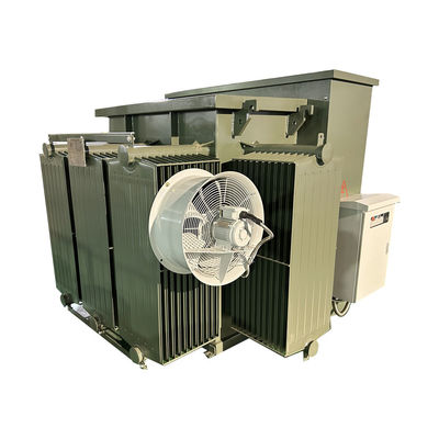 2500 Kva Üç Fazlı Pad Montajlı Transformör 12470V'den 480V'ye Kadar Alt-Aşağı UL Sertifikasyonu
