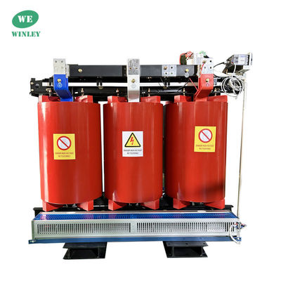 1000KVA dökme bobin transformatörü Üç Fazlı11KV 433KV Kuru Tipi Epoksi reçine dökme güç dağıtım transformatörü