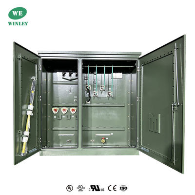 2100Kva Üç Fazlı Pad Montajlı Transformör Yağı Daldırılmış Dağıtım 13800 480V IEEE C57
