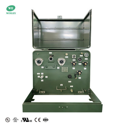 50Kva Tek Fazlı Pad Montajlı Dağıtım Transformörü 22860GrdY/13200 IEEE/ANSI/DOE 2016 Standartı