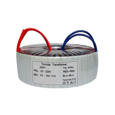 300W İletişim Toroidal İzolasyon Trafosu 60VAC/5A Bakır/Alüminyum