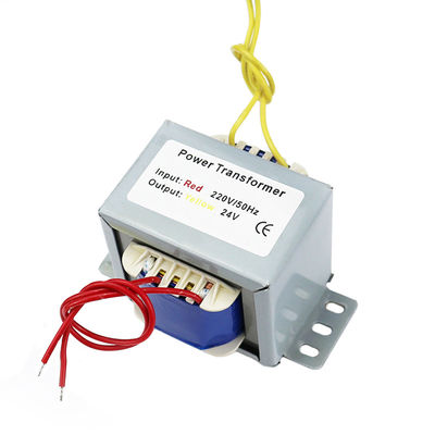 50VA Aparat Ekipmanları EI Güç Trafosu 220V-24V 2.08A