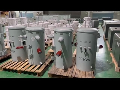 CSP Tipi Tek Fazlı Kutup Montajlı Transformör Yağı Dondurulmuş 4160V'den 120V'ye ANSI IEEE Standartı