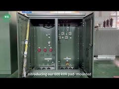 UL Listeli 600Kva 3 Fazlı Peda Monte Edilmiş Transformatör Yağlı Tip 34.5KV - 480V Verimli Güç Dağıtımı